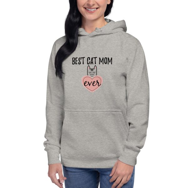 Hoodie Best Cat Mom ever - Image 4