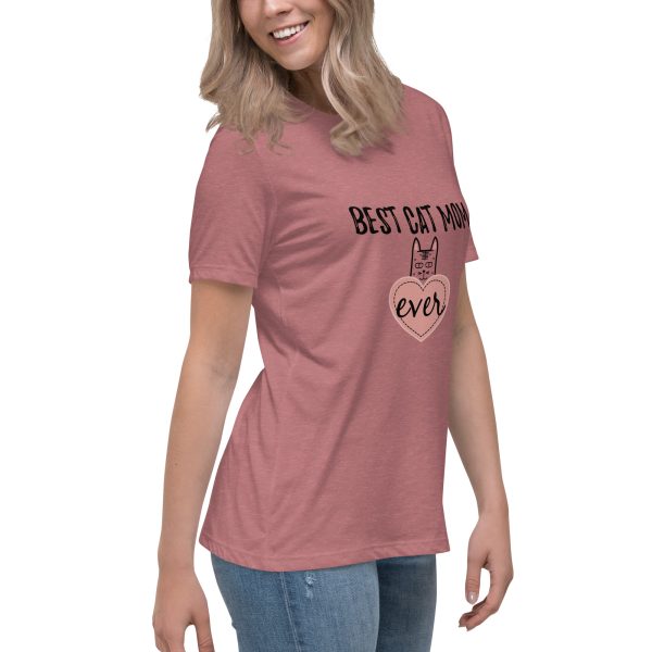 Women's T-Shirt Best Cat Mom ever - Image 3