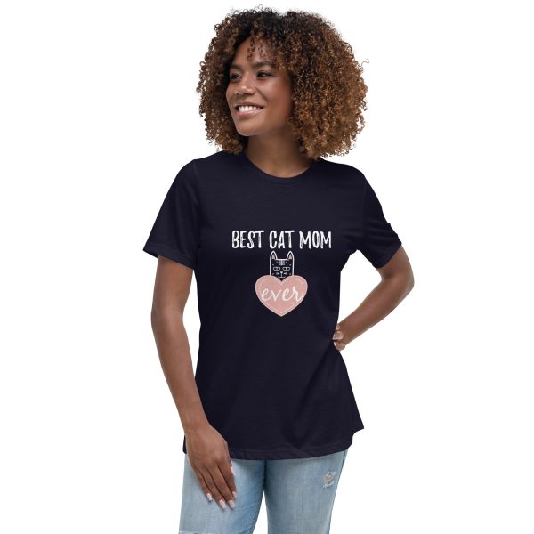 Women's T-Shirt Best Cat Mom ever - Image 7