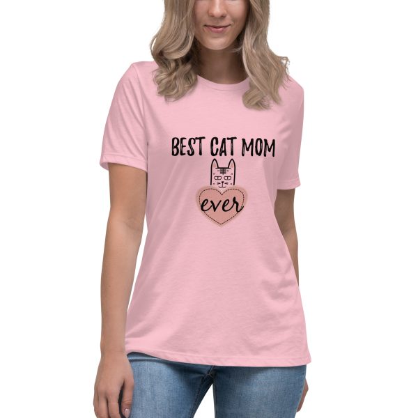 Women's T-Shirt Best Cat Mom ever - Image 4