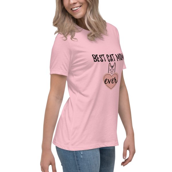 Women's T-Shirt Best Cat Mom ever - Image 5